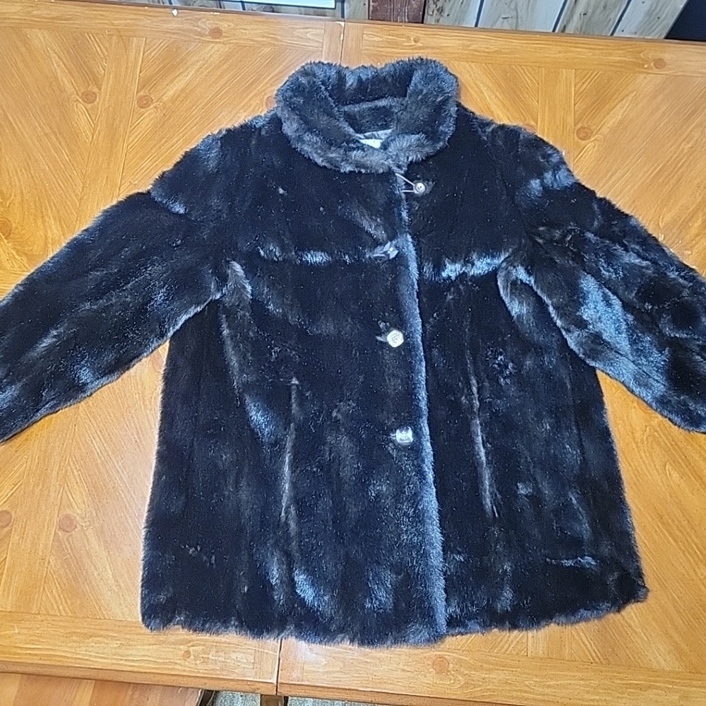Pre-owned Mincara M. Solomon faux fur coat